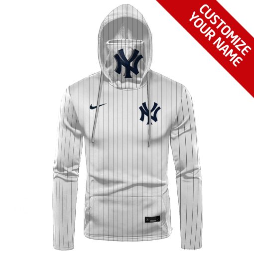 Personalized New York Yankees Nike Custom 3D Hoodie Mask Personalized New York Yankees Nike Custom 3D Hoodie Mask