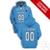 Personalized North Carolina Tar Heels Branded Unisex 3D Hoodie
