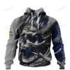 Personalized North Queensland Cowboys Custom Skull Jersey Hoodie