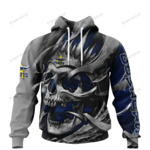 Personalized North Queensland Cowboys Custom Skull Jersey Hoodie
