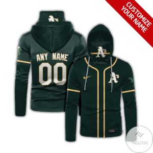 Personalized Oakland Athletics Gaiter Mask Hoodie
