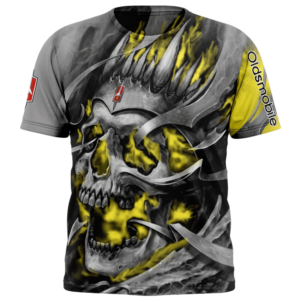 Personalized Oldsmobile Skull Custom 3D Shirt Personalized Oldsmobile Skull Custom 3D Shirt