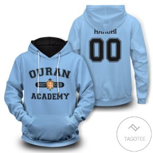 Personalized Ouran Academy Pullover Hoodie