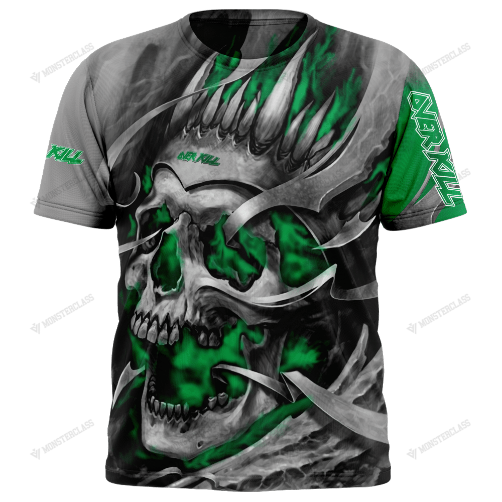 Personalized Overkill Band Skull Custom 3D Shirt Personalized Overkill Band Skull Custom 3D Shirt