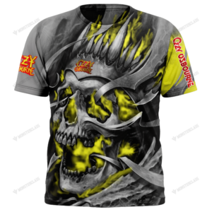 Personalized Ozzy Osbourne Band Skull Custom 3D Shirt