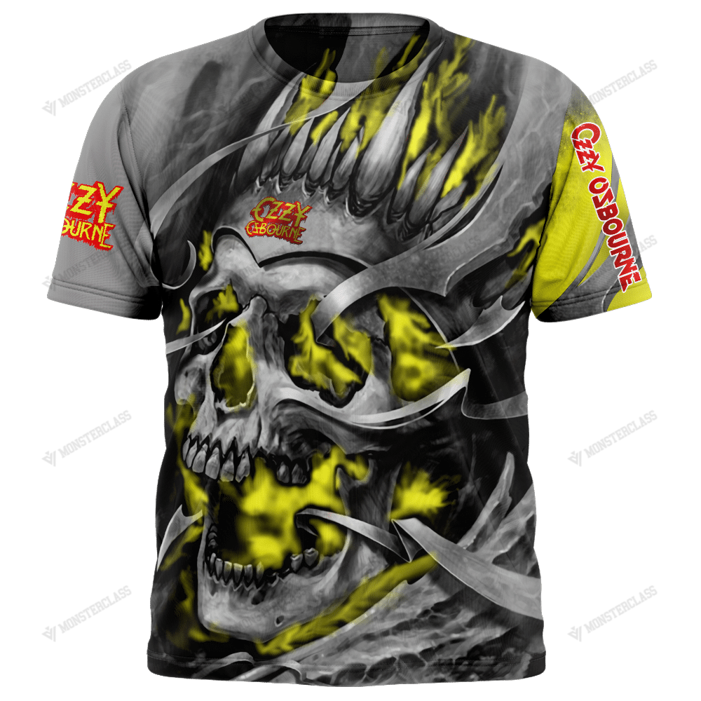 Personalized Ozzy Osbourne Band Skull Custom 3D Shirt Personalized Ozzy Osbourne Band Skull Custom 3D Shirt