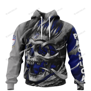 Personalized Pachuca Custom Skull Jersey Hoodie
