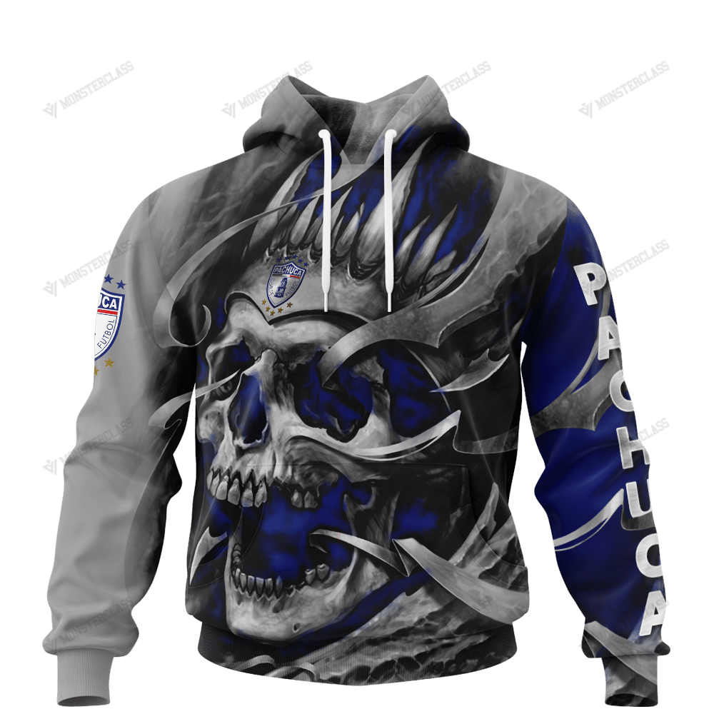 Personalized Pachuca Custom Skull Jersey Hoodie Personalized Pachuca Custom Skull Jersey Hoodie