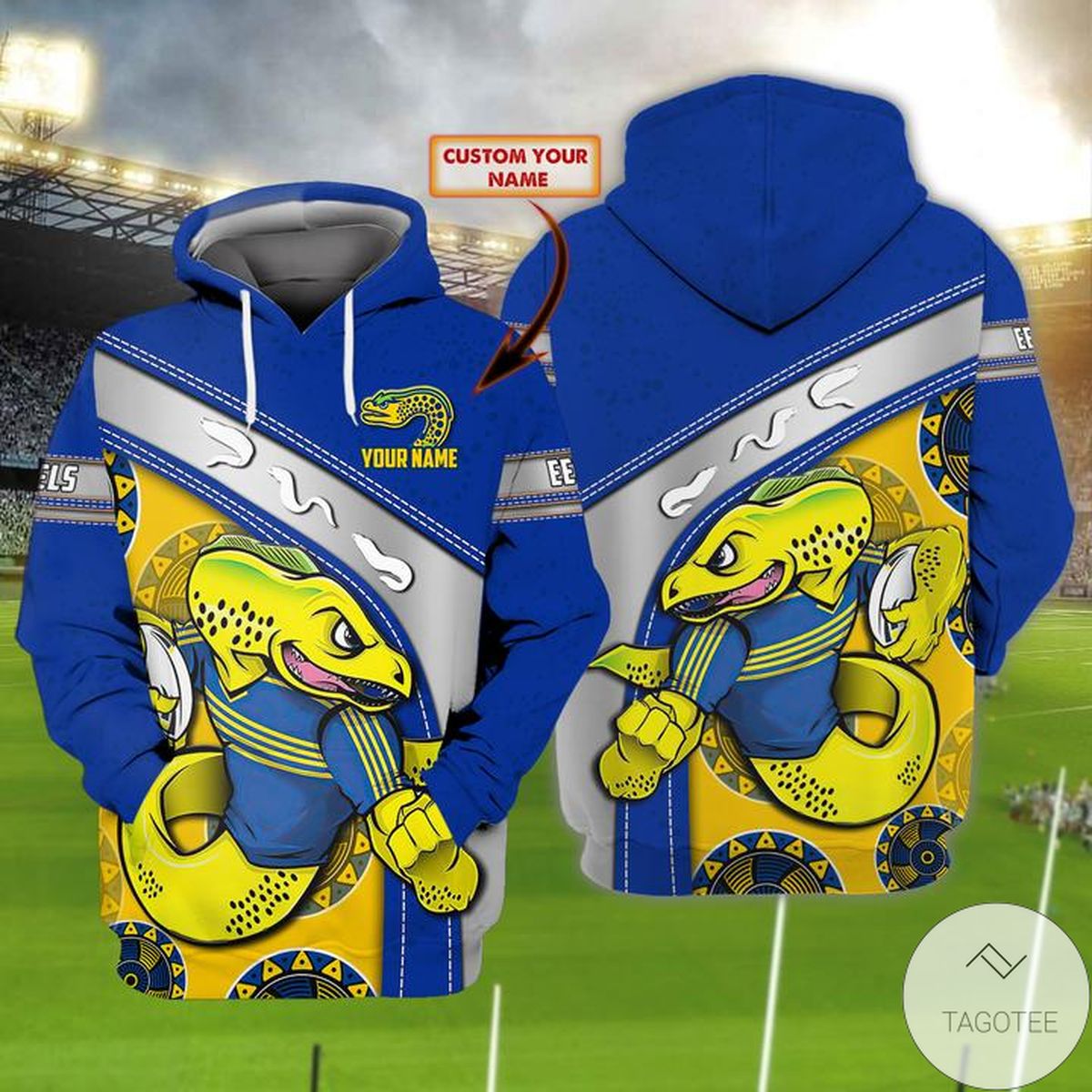 Personalized Parramatta Eels 3D Hoodie Personalized Parramatta Eels 3D Hoodie