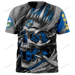 Personalized Parramatta Eels Custom Skull Jersey Hoodie