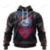 Personalized Philadelphia 76Ers Custom 3D Warriors Jerseys Hoodie