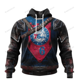 Personalized Philadelphia 76Ers Custom 3D Warriors Jerseys Hoodie