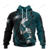 Personalized Philadelphia Eagles Japanese Style Skull Custom Jersey 3D Shirt