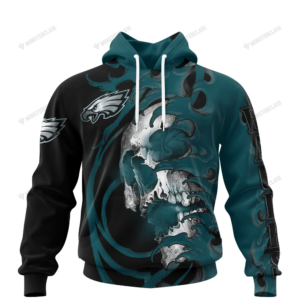 Personalized Philadelphia Eagles Japanese Style Skull Custom Jersey 3D Shirt