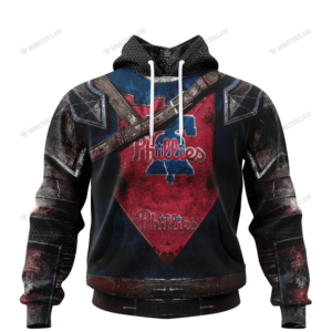 Personalized Philadelphia Phillies Custom 3D Warriors Jerseys Hoodie