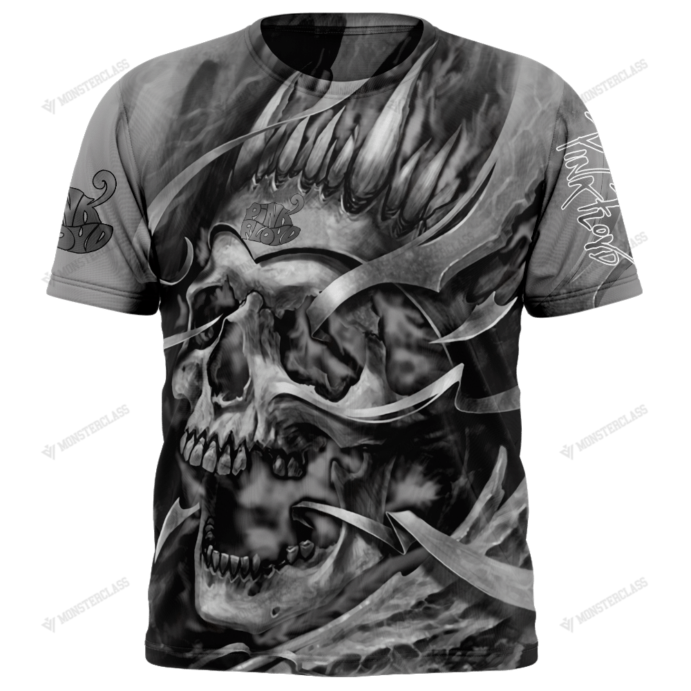 Personalized Pink Floyd Band Skull Custom 3D Shirt Personalized Pink Floyd Band Skull Custom 3D Shirt