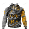Personalized Pittsburgh Pirates Custom Skull Jersey Hoodie