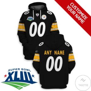 Personalized Pittsburgh Steelers Branded Unisex 3D Hoodie