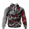 Personalized Pontiac Muscle Car Custom Skull Jersey Hoodie