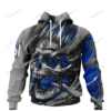 Personalized Queretaro Custom Skull Jersey Hoodie