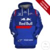 Personalized Racing Car Red Bull Branded Unisex 3D Hoodie