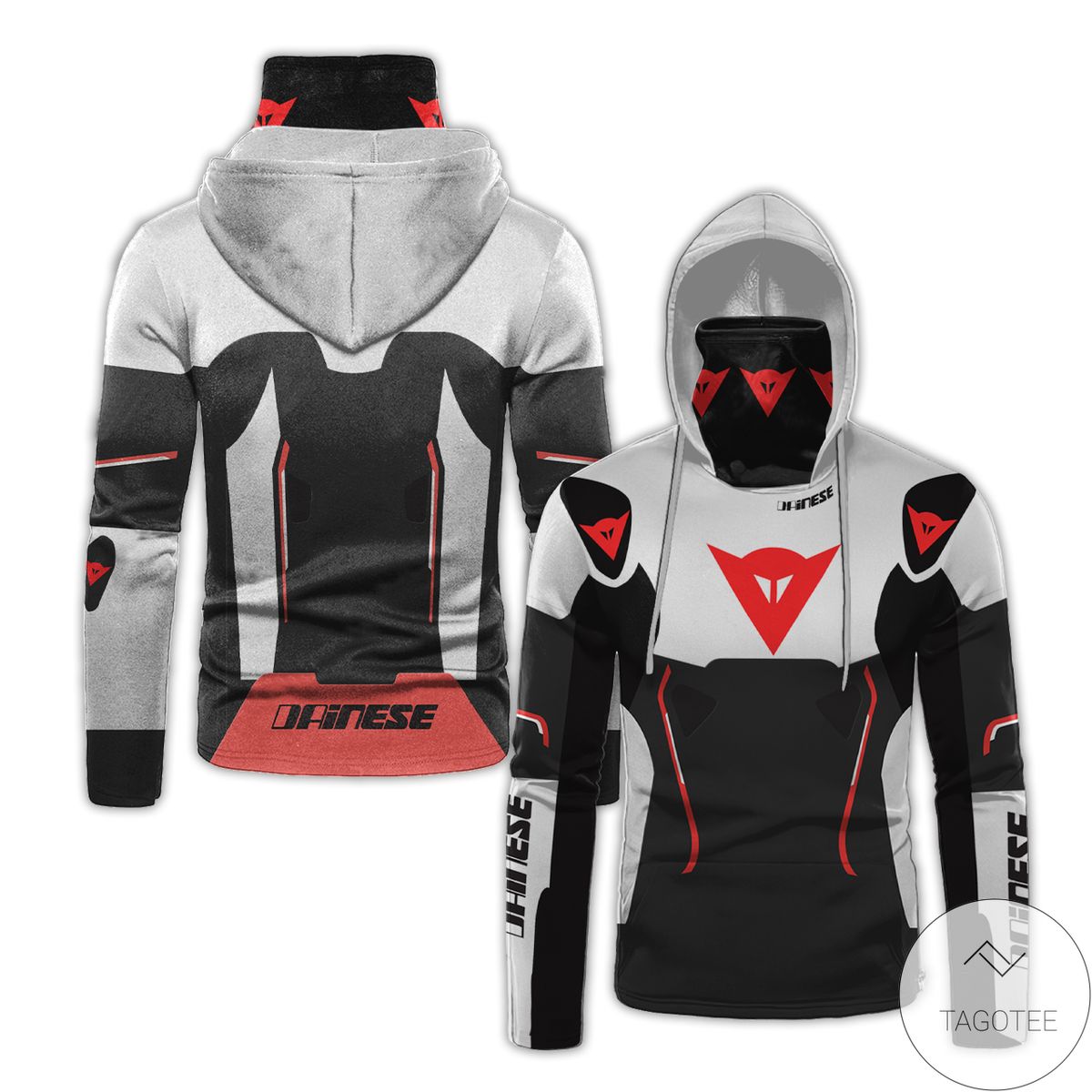 Personalized Racing Moto Branded Mask Hoodie Personalized Racing Moto Branded Mask Hoodie