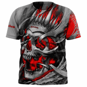 Personalized Rainbow Band Skull Custom 3D Shirt