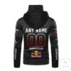 Personalized Red Bull Gasgas Branded Full Black Mask Hoodie