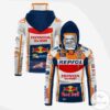 Personalized Repsol Honda One Heart Kawasaki Gaiter Mask Hoodie- Tagotee