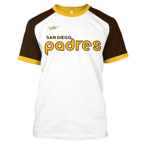 Personalized San Diego Padre Nike Custom 3D Shirt Personalized San Diego Padre Nike Custom 3D Shirt