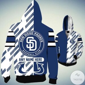 Personalized San Diego Padres 3D Hoodie