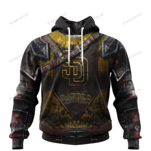 Personalized San Diego Padres Custom 3D Warriors Jerseys Hoodie