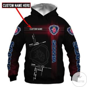 Personalized Scania 3D Hoodie