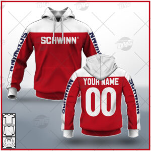 Personalized Schwinn Bmx Racing 70S/80S Red 3D Shirt