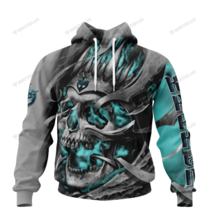 Personalized Seattle Kraken Custom Skull Jersey Hoodie