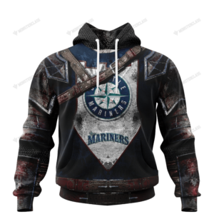 Personalized Seattle Mariners Custom 3D Warriors Jerseys Hoodie