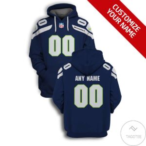 Personalized Seattle Seahawks Branded Unisex 3D Hoodie