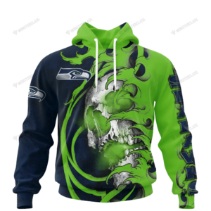 Personalized Seattle Seahawks Japanese Style Skull Custom Jersey 3D Shirt