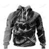 Personalized Shelby Muscle Car Custom Skull Jersey Hoodie