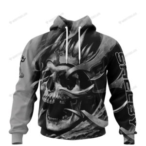 Personalized Shelby Muscle Car Custom Skull Jersey Hoodie