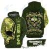 Personalized Skull Weed Sorry For My Bluntness 3D All Over Printed Hoodie