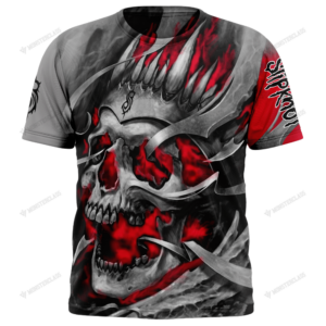 Personalized Slipknot Band Skull Custom 3D Shirt