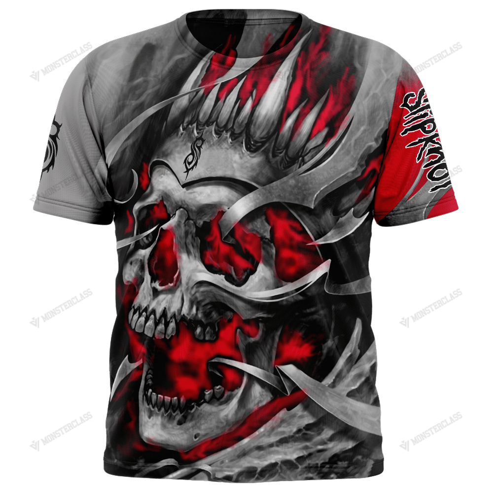 Personalized Slipknot Band Skull Custom 3D Shirt Personalized Slipknot Band Skull Custom 3D Shirt