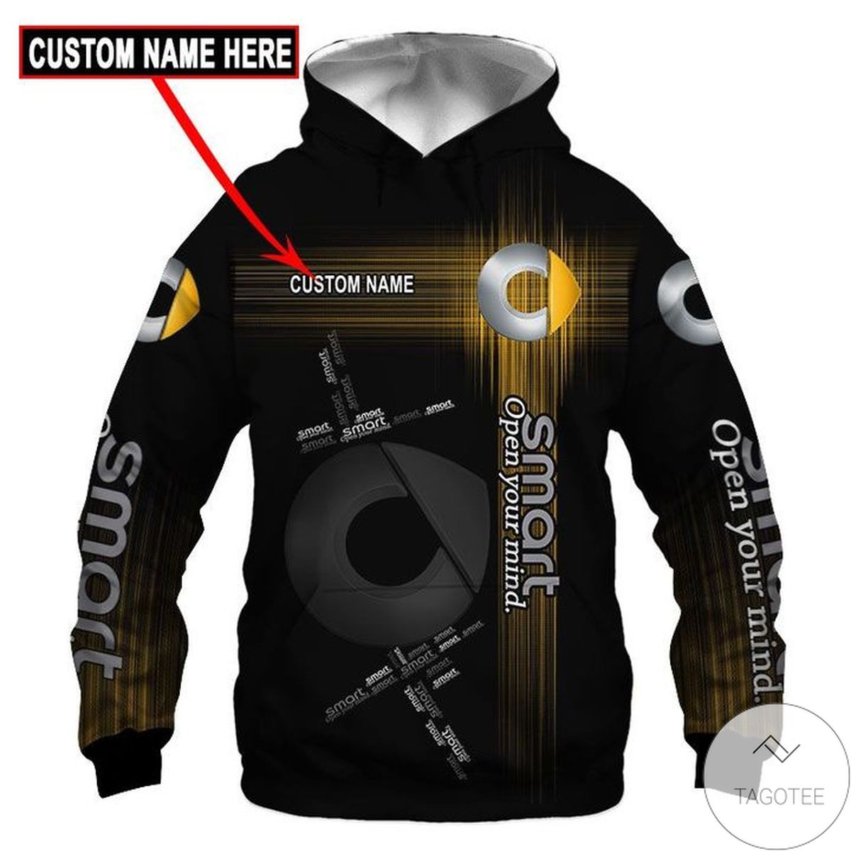 Personalized Smart Open Your Mind 3D Hoodie Personalized Smart Open Your Mind 3D Hoodie