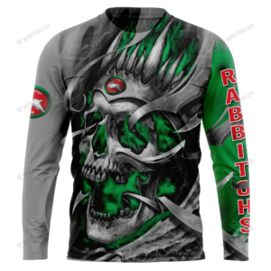 Personalized South Sydney Rabbitohs Custom Skull Jersey Hoodie