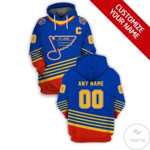 Personalized St. Louis Blues Branded Unisex 3D Hoodie