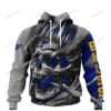 Personalized St. Louis Blues Custom Skull Jersey Hoodie