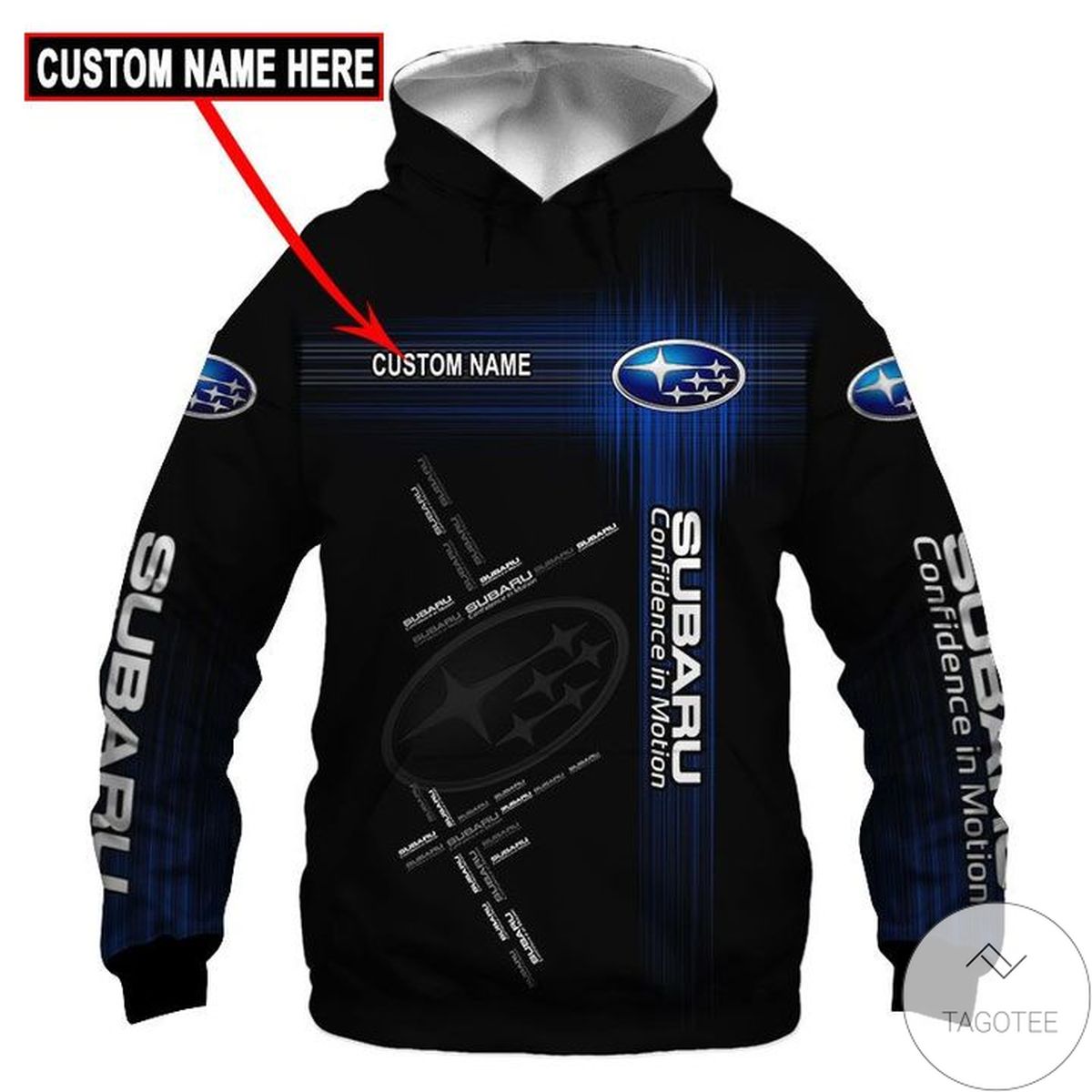 Personalized Subaru 3D Hoodie Personalized Subaru 3D Hoodie