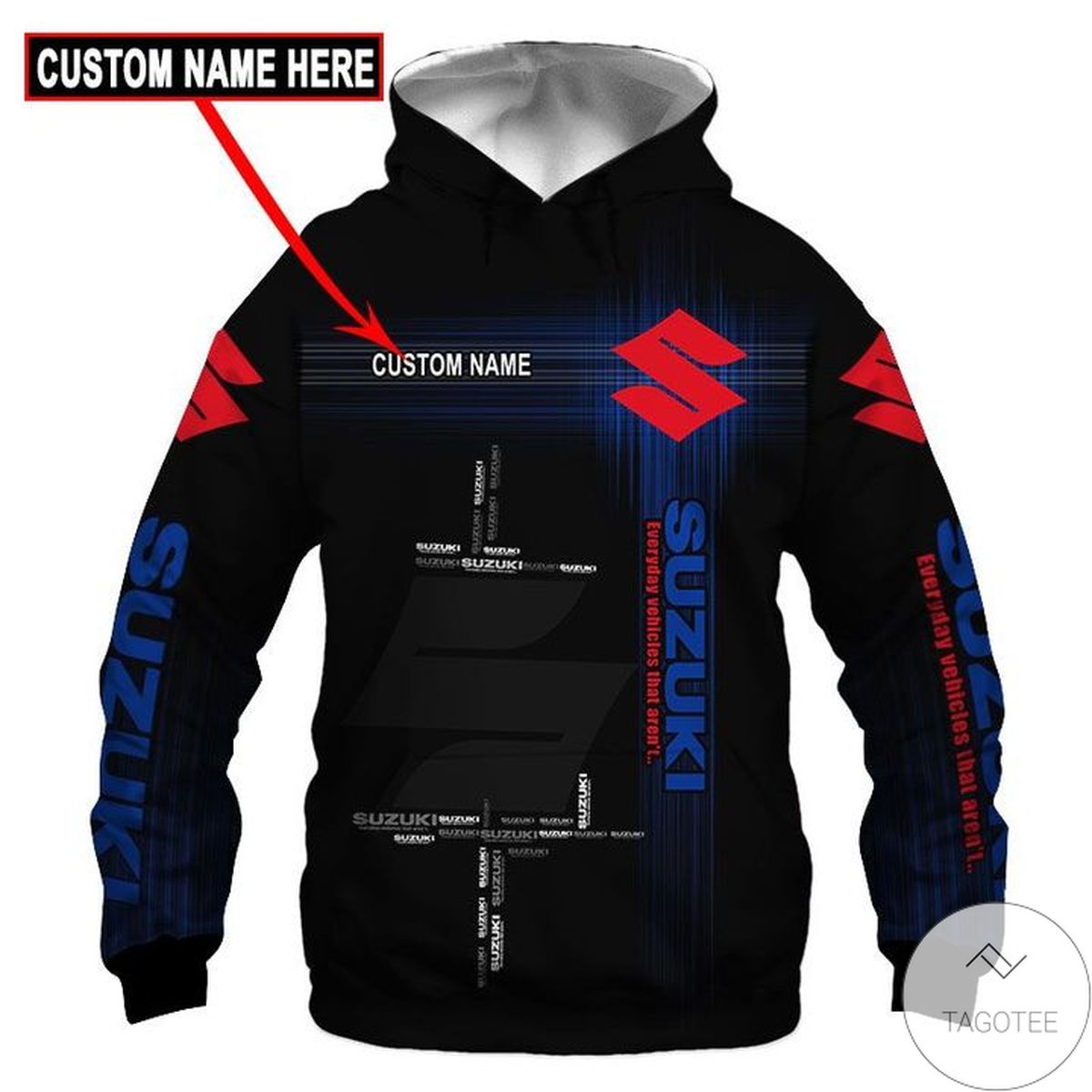 Personalized Suzuki 3D Hoodie Personalized Suzuki 3D Hoodie
