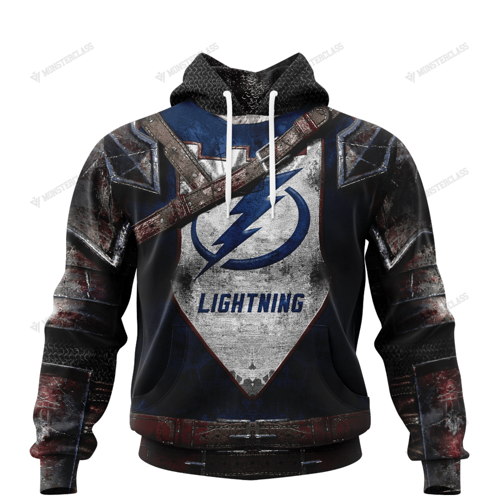 Personalized Tampa Bay Lightning Warrior Custom 3D Shirt Personalized Tampa Bay Lightning Warrior Custom 3D Shirt